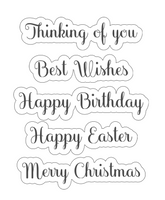 5 Crazy Ladies Die Cuts - Card Makers Sentiments
