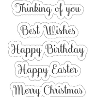 5 Crazy Ladies Die Cuts - Card Makers Sentiments