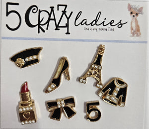 5 Crazy Ladies Embellishments - French Boutique