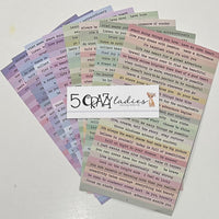 5 Crazy Ladies Stickers - Small Talk 2