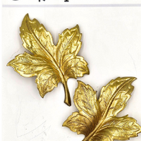 5 Crazy Ladies Metals - Gold Fern Leaves (Copy)