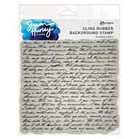 Simon Hurley Background Stamp - Handwritten