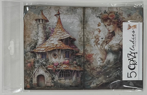 5 Crazy Ladies Journal Papers A5 - Fairy Fantasy