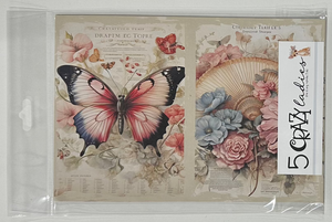 5 Crazy Ladies Journal Papers A5 - Pretty Vintage Florals