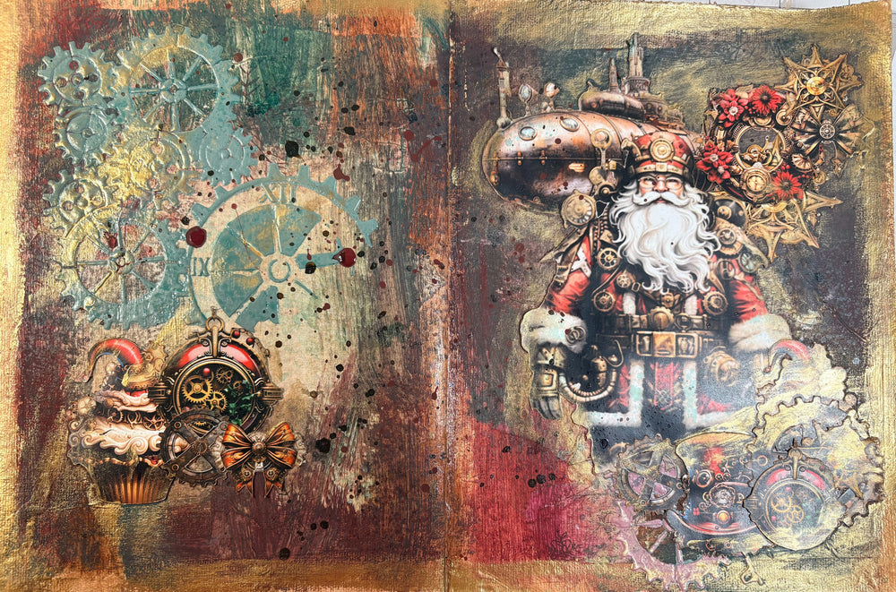 Saturday 29th November 2025 - Christmas Steampunk Art Journal - 9:30am-12:30pm