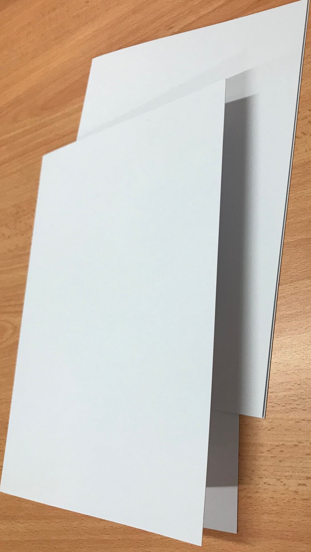 A4 Folded Card Bases - Pack of 2