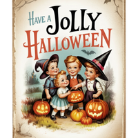 5 Crazy Ladies Stickers - Halloween Sentiments