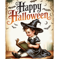 5 Crazy Ladies Stickers - Halloween Sentiments