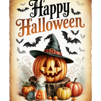 5 Crazy Ladies Stickers - Halloween Sentiments