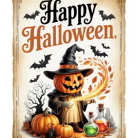 5 Crazy Ladies Stickers - Halloween Sentiments