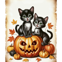 5 Crazy Ladies Stickers - Halloween Sentiments