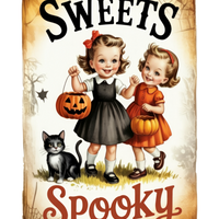 5 Crazy Ladies Stickers - Halloween Sentiments
