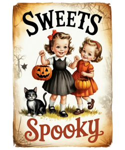 5 Crazy Ladies Stickers - Halloween Sentiments