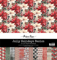 Paper Rose Paper Collection 12x12 - Jolly Holidays Basics
