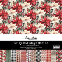 Paper Rose Paper Collection 12x12 - Jolly Holidays Basics