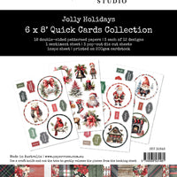 Paper Rose 6" x 8" Quick Cards Collection - Jolly Holidays