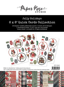 Paper Rose 6" x 8" Quick Cards Collection - Jolly Holidays