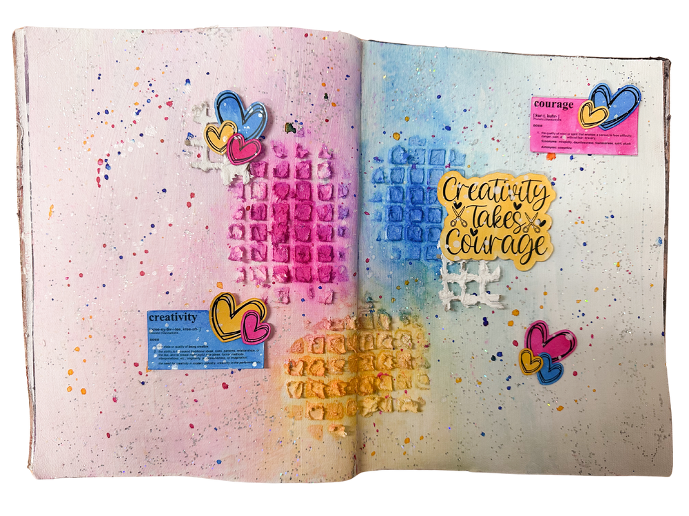 Wednesday 11th June 2025 - Creativity Takes Courage Art Journal - 10am-12.30pm