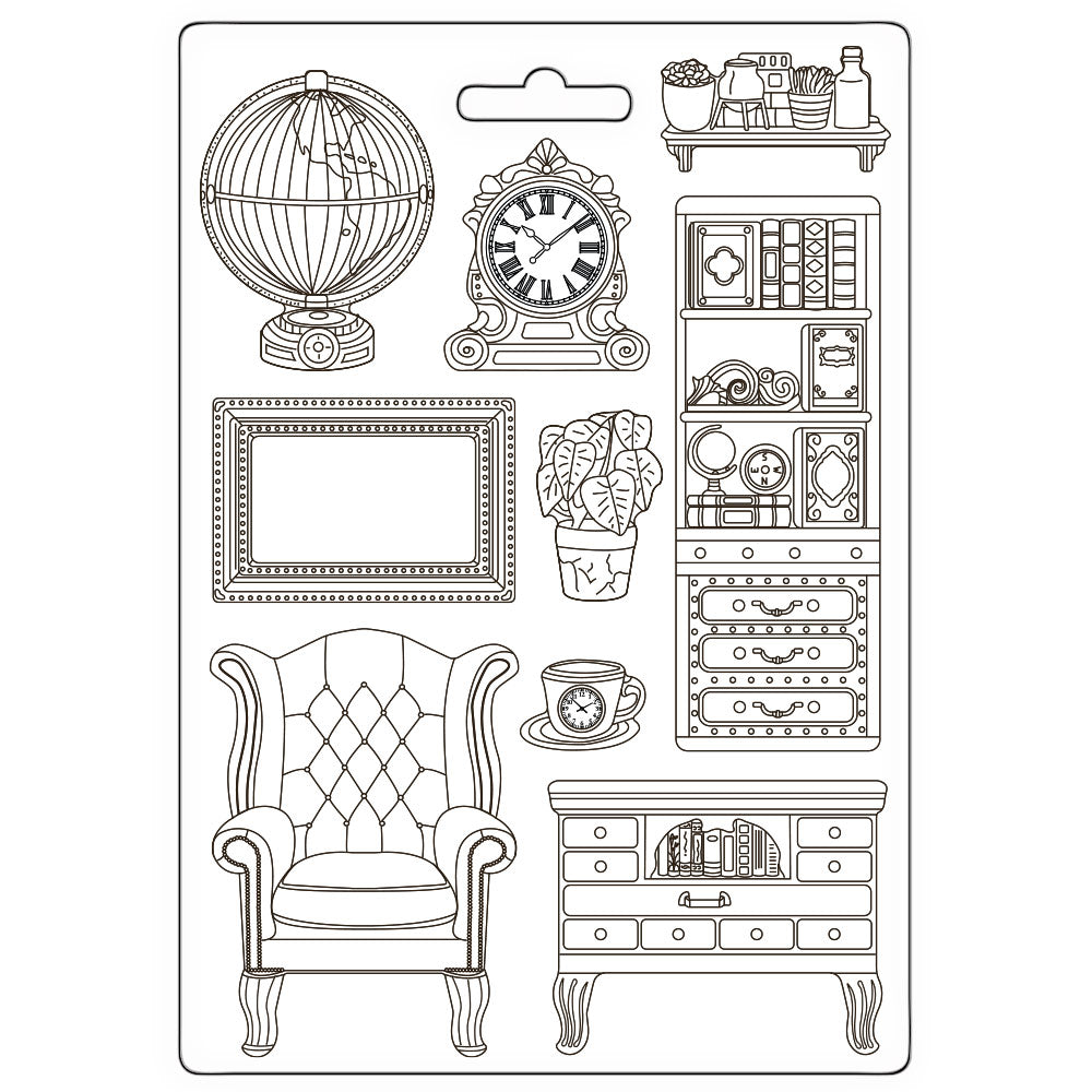 Stamperia Soft Mould A4 - Alterego - Cupboards and Accessories