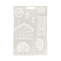 Stamperia Soft Mould A5 - Alterego - Cottage
