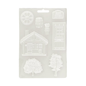 Stamperia Soft Mould A5 - Alterego - Cottage