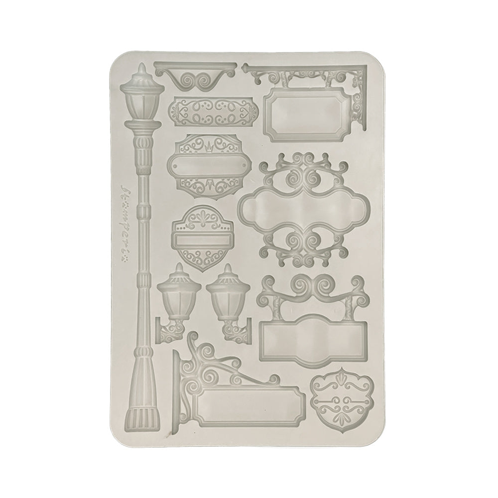 Stamperia Mould A5 - Art of Travelling - Plates