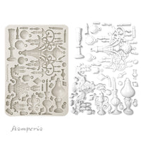 Stamperia Silicon Mould A5 -Masquerade - Candle Holders