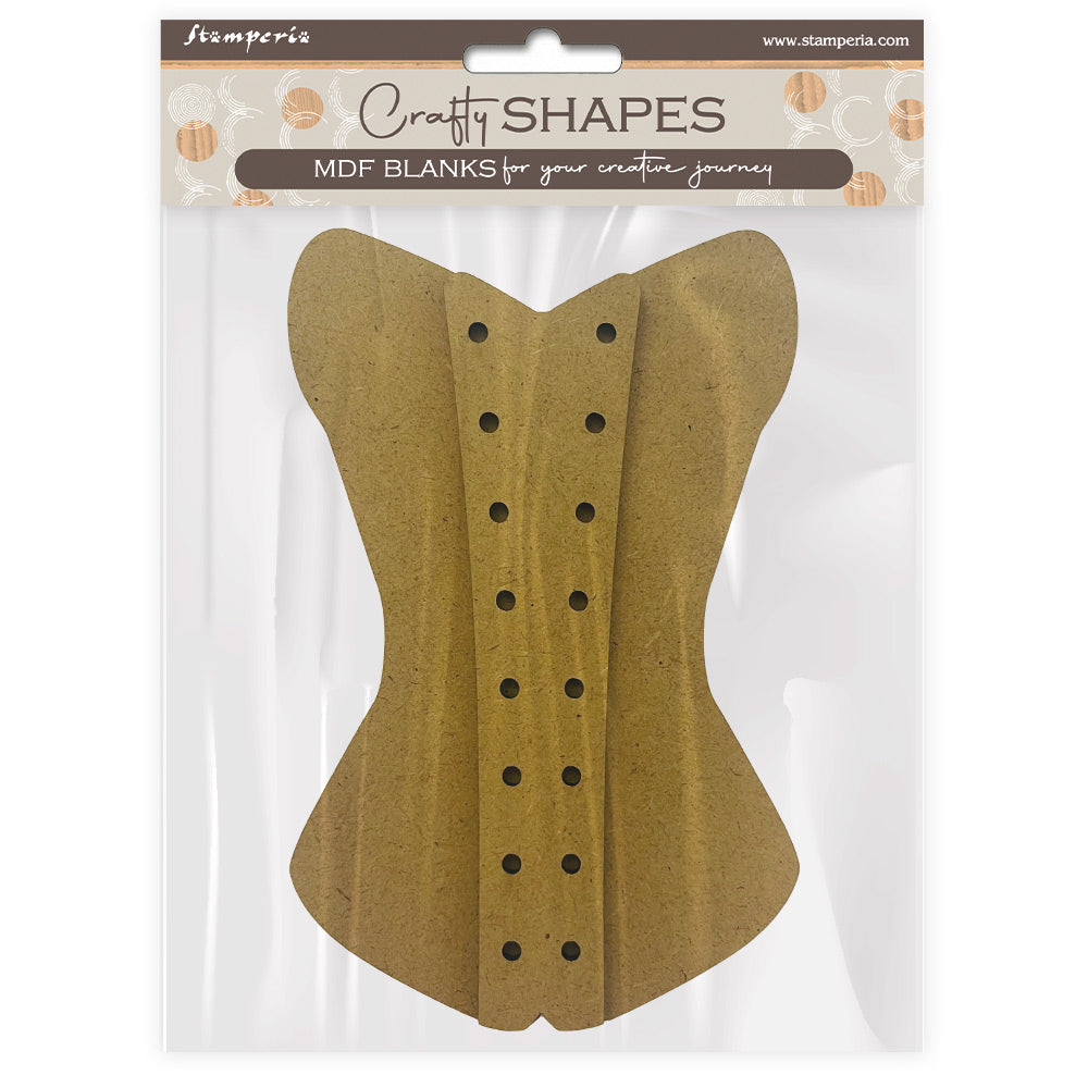 Stamperia Crafty Shapes - Old Lace - Corset