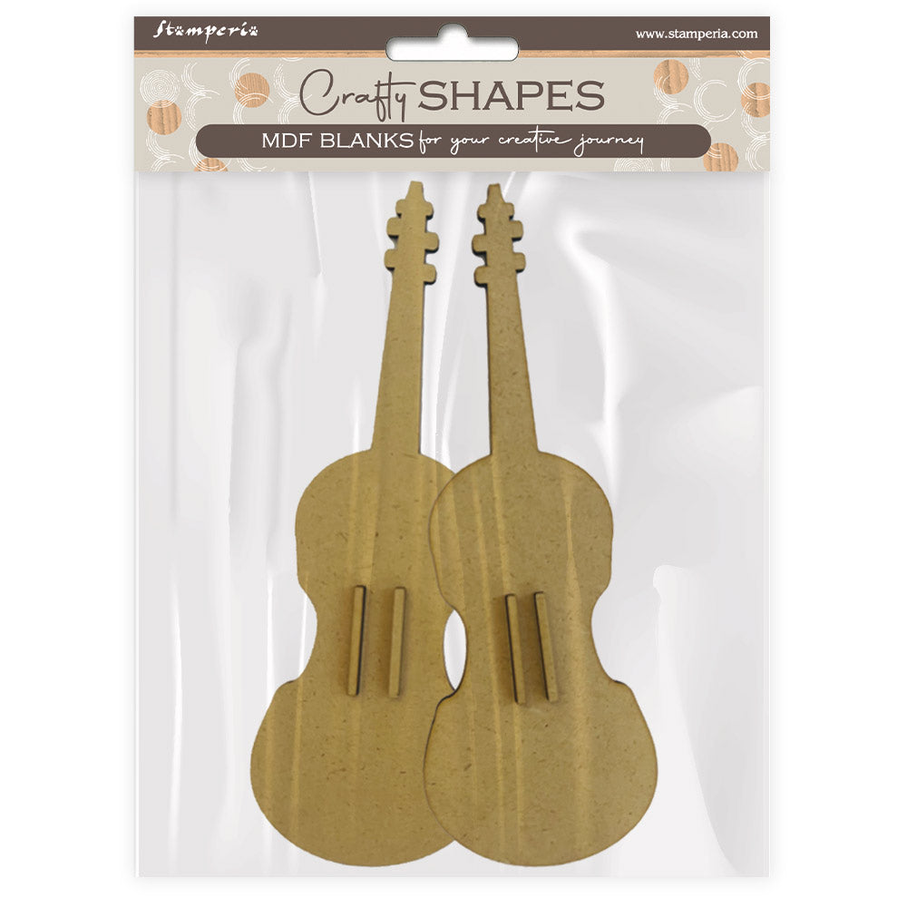 Stamperia Crafty Shapes - Music - Violin