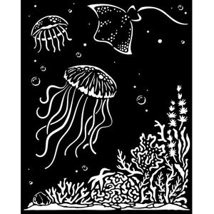 Stamperia Stencil - Songs of the Sea: Jellyfish