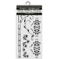 Stamperia Thick Stencil 12x25cm - Old Lace - Borders
