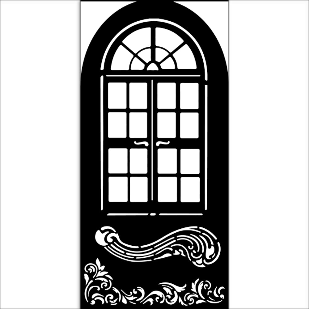 Stamperia Thick Stencil 12x25cm - Masquerade - Window