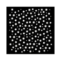 Stamperia Thick Stencil cm 18 x 18 - Classic Christmas - Stars Pattern
