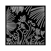 Stamperia Thick Stencil 18x18cm - Forest - Abstract Flowers
