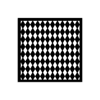 Stamperia stencil cm 12X12 -Alice in Christmas rhombus pattern