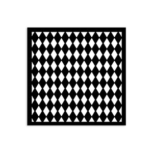 Stamperia stencil cm 12X12 -Alice in Christmas rhombus pattern