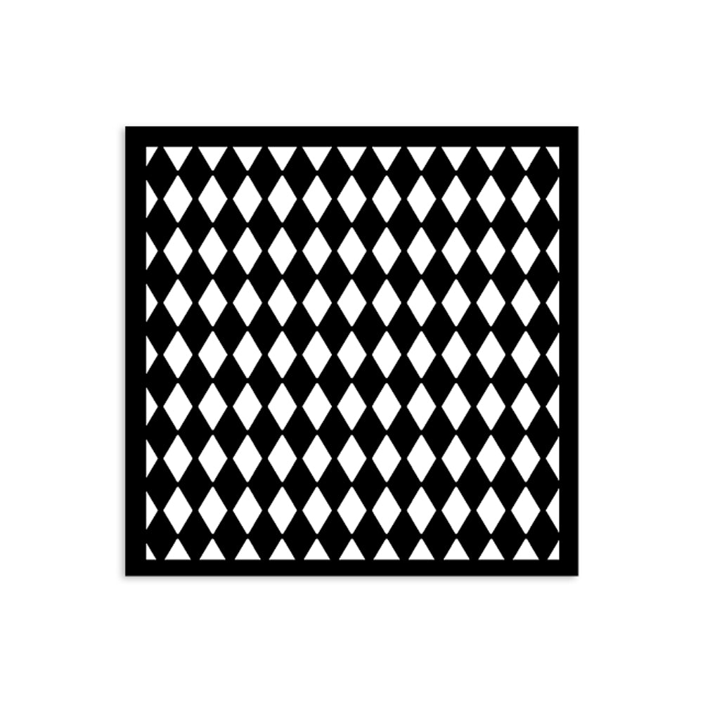 Stamperia stencil cm 12X12 -Alice in Christmas rhombus pattern