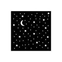 Stamperia stencil cm 12X12 - Alice in Christmas stars and moon