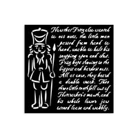 Stamperia stencil cm 12X12 - Alice in Christmas soldiers