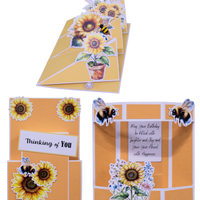 My Happy Place Card Kit - Sunflower Fields A (Craft Alive Exclusive Release)