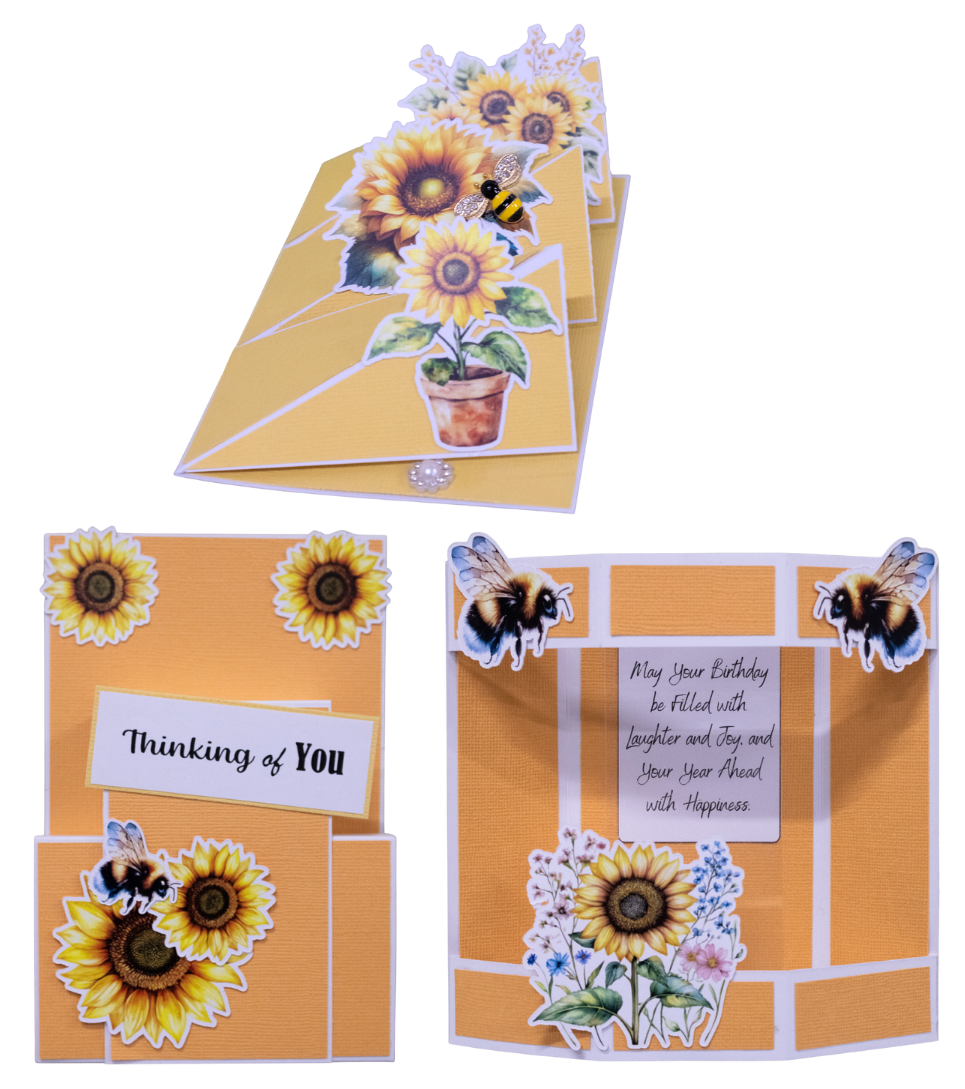 My Happy Place Card Kit - Sunflower Fields A (Craft Alive Exclusive Release)