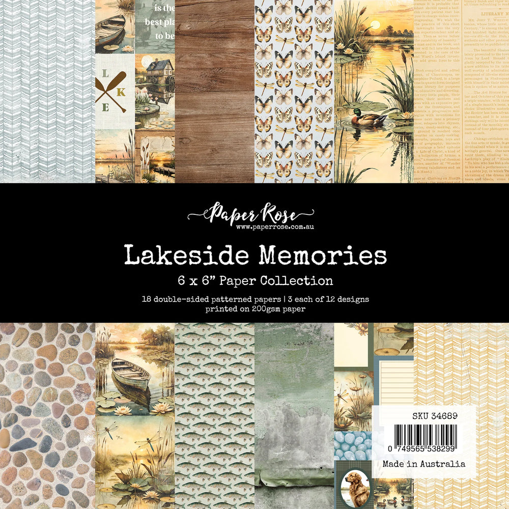 Paper Rose Basics Paper Collection 6x6 - Lakeside Memories