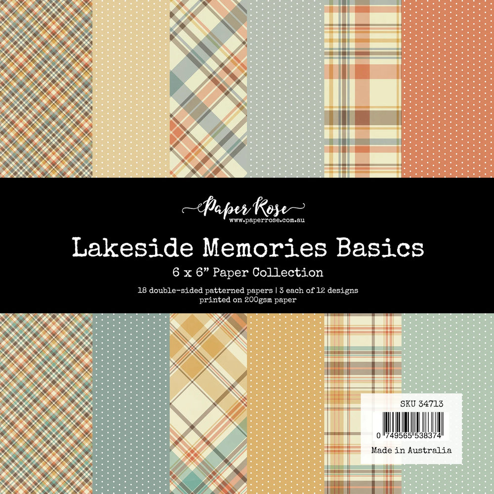 Paper Rose Basics Paper Collection 6x6 - Lakeside Memories