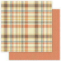 Paper Rose 12" x 12" Patterned Paper - Lakeside Memories Basics C