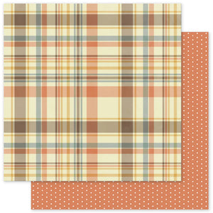 Paper Rose 12" x 12" Patterned Paper - Lakeside Memories Basics C