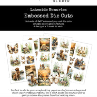 Paper Rose Embossed Die Cuts - Lakeside Memories