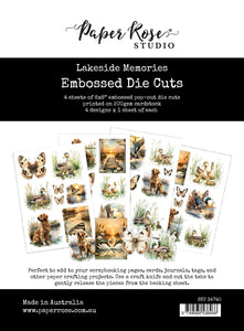 Paper Rose Embossed Die Cuts - Lakeside Memories