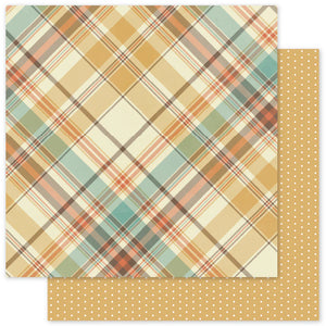Paper Rose 12" x 12" Patterned Paper - Lakeside Memories Basics E