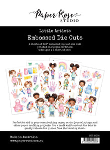 Paper Rose Embossed Die Cuts - Little Artists