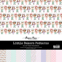 Paper Rose  12x12 Paper Collection -Little Bakers Patterns